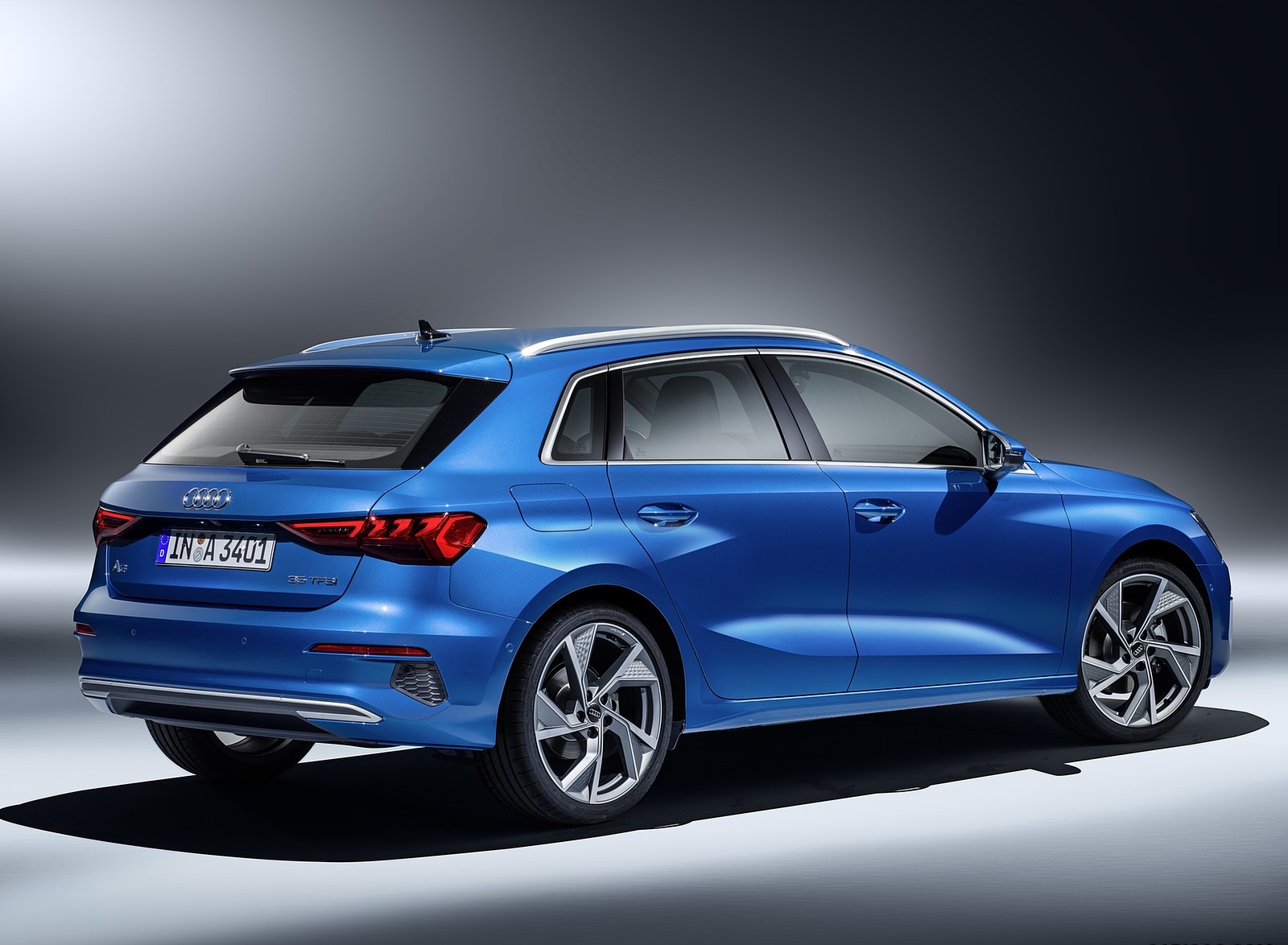 2021 Audi A3 Sportback (Color: Atoll Blue) Rear Three-Quarter Wallpapers #84 of 121