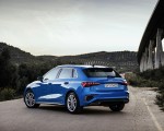 2021 Audi A3 Sportback (Color: Atoll Blue) Rear Three-Quarter Wallpapers 150x120