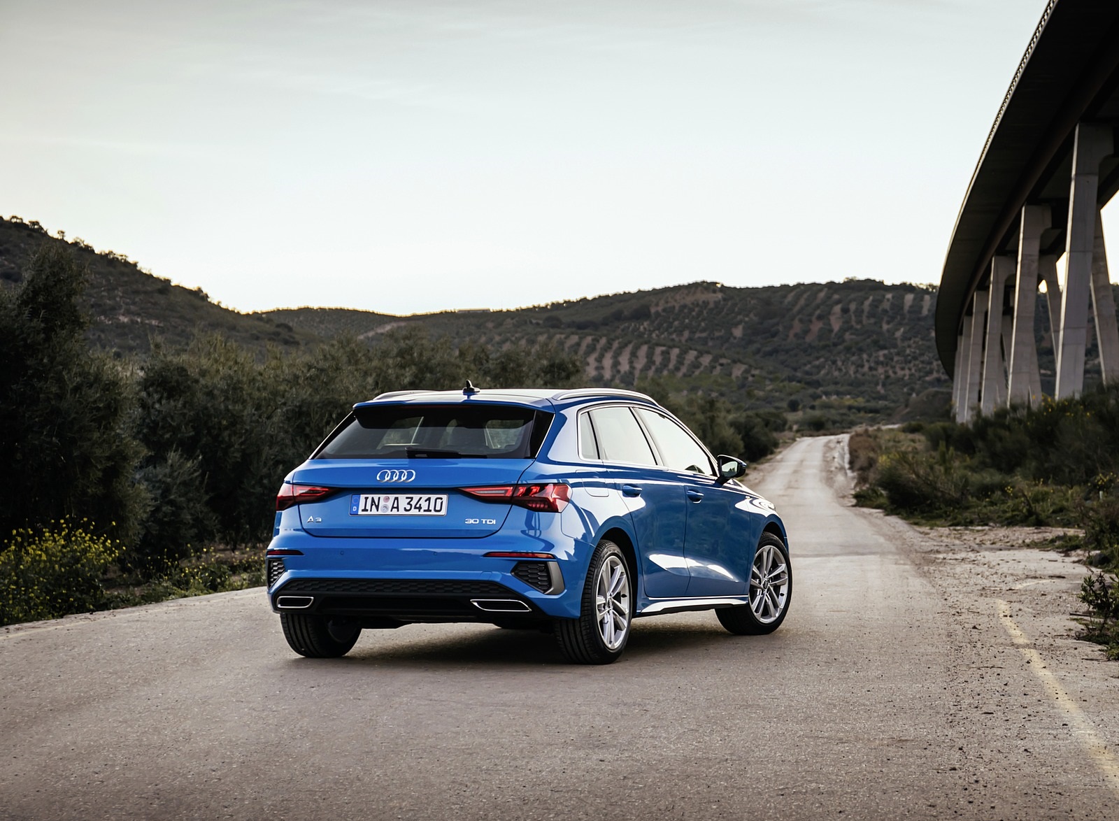 2021 Audi A3 Sportback (Color: Atoll Blue) Rear Three-Quarter Wallpapers #61 of 121