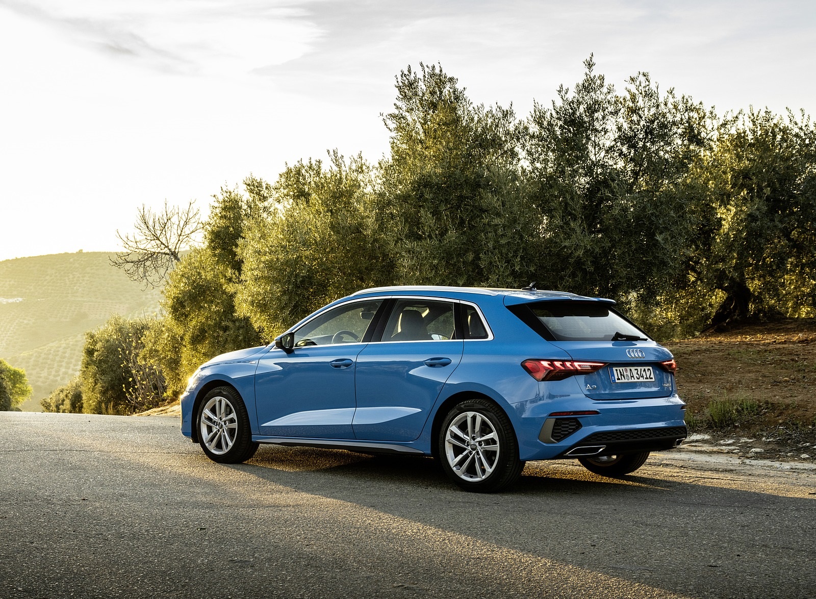 2021 Audi A3 Sportback (Color: Atoll Blue) Rear Three-Quarter Wallpapers #63 of 121