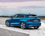 2021 Audi A3 Sportback (Color: Atoll Blue) Rear Three-Quarter Wallpapers 150x120