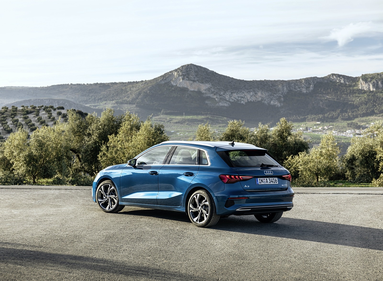 2021 Audi A3 Sportback (Color: Atoll Blue) Rear Three-Quarter Wallpapers #64 of 121