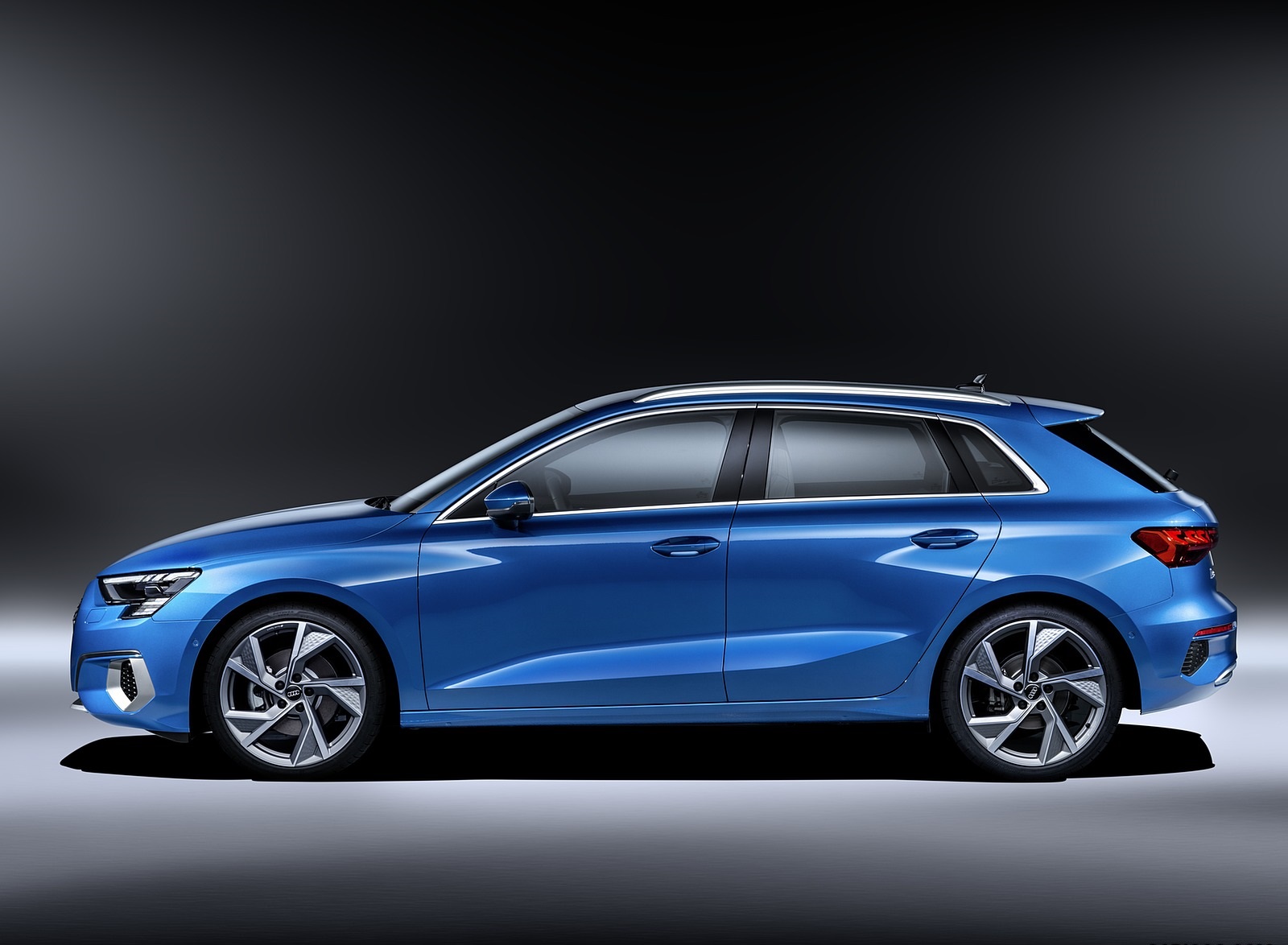 2021 Audi A3 Sportback (Color: Atoll Blue) Side Wallpapers #86 of 121