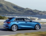 2021 Audi A3 Sportback (Color: Atoll Blue) Side Wallpapers 150x120