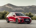 2021 Audi A3 Sportback (Color: Tango Red) Front Three-Quarter Wallpapers 150x120