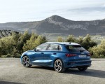 2021 Audi A3 Sportback (Color: Turbo Blue) Rear Three-Quarter Wallpapers 150x120