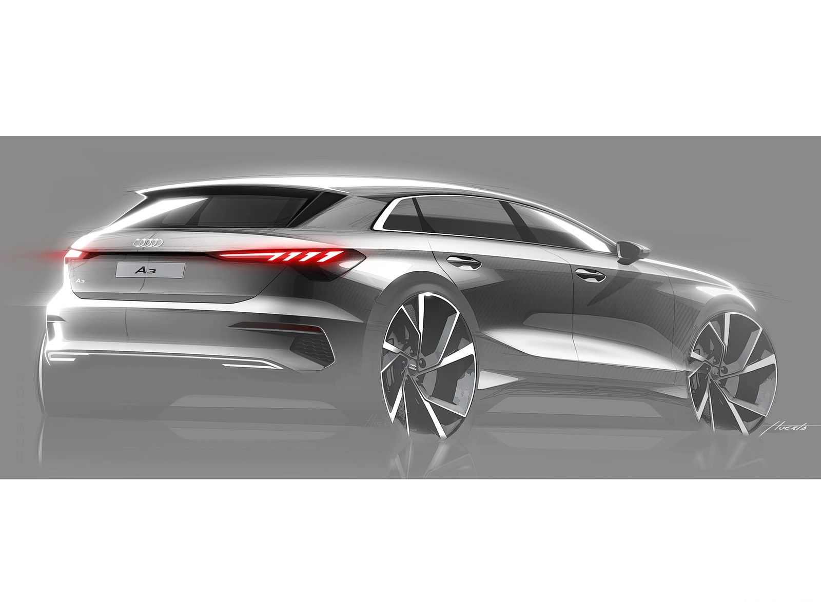 2021 Audi A3 Sportback Design Sketch Wallpapers #112 of 121
