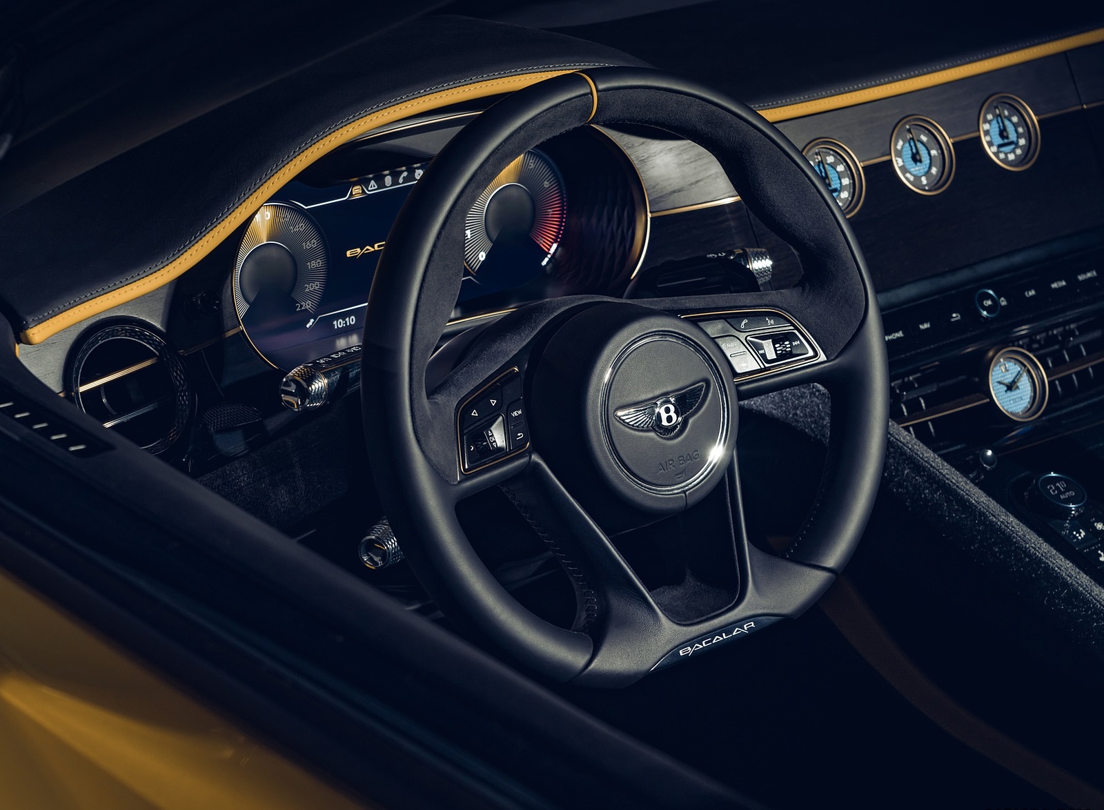 2021 Bentley Mulliner Bacalar Interior Steering Wheel Wallpapers #16 of 24