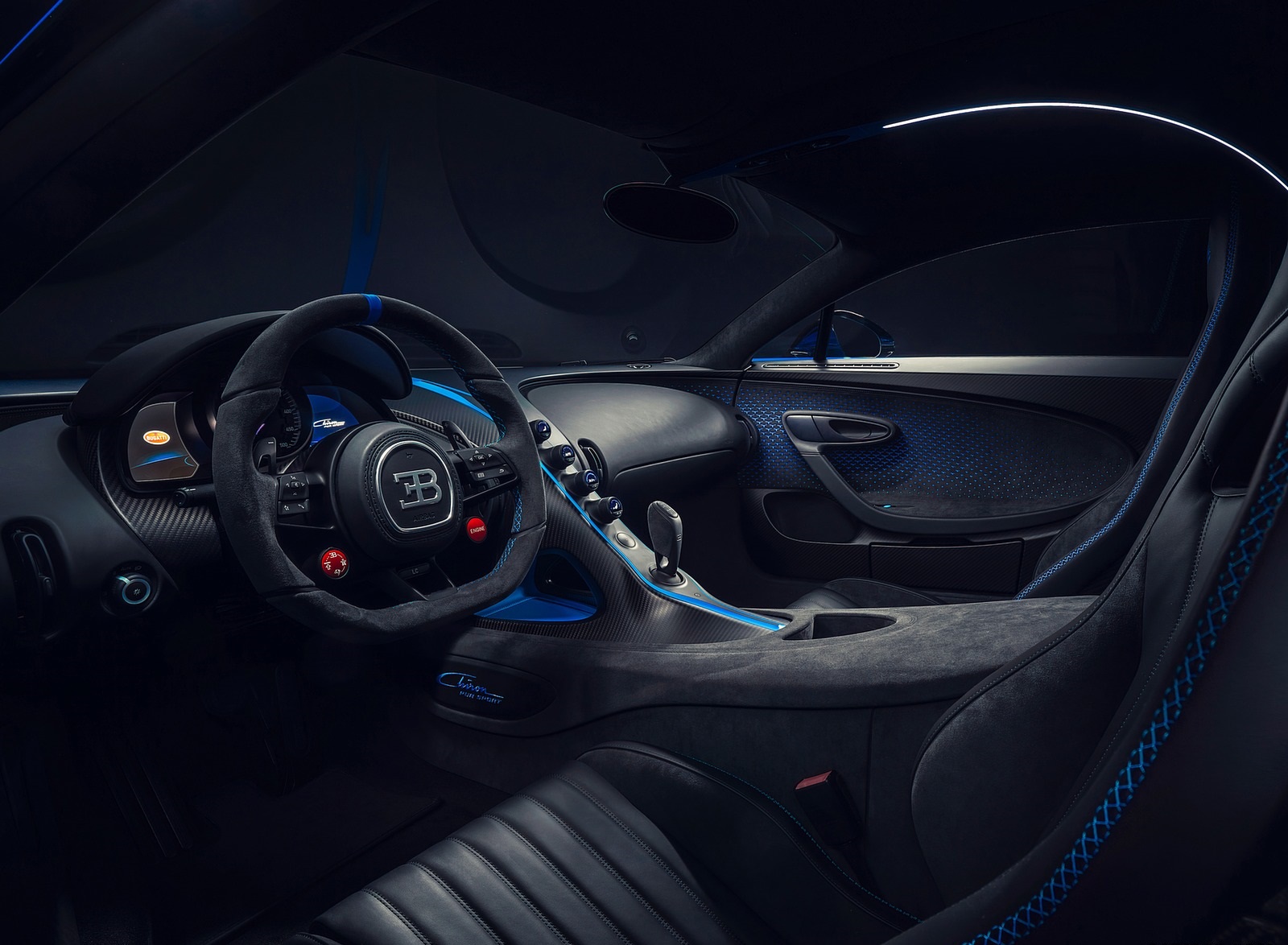 Bugatti Chiron Interior Wallpaper