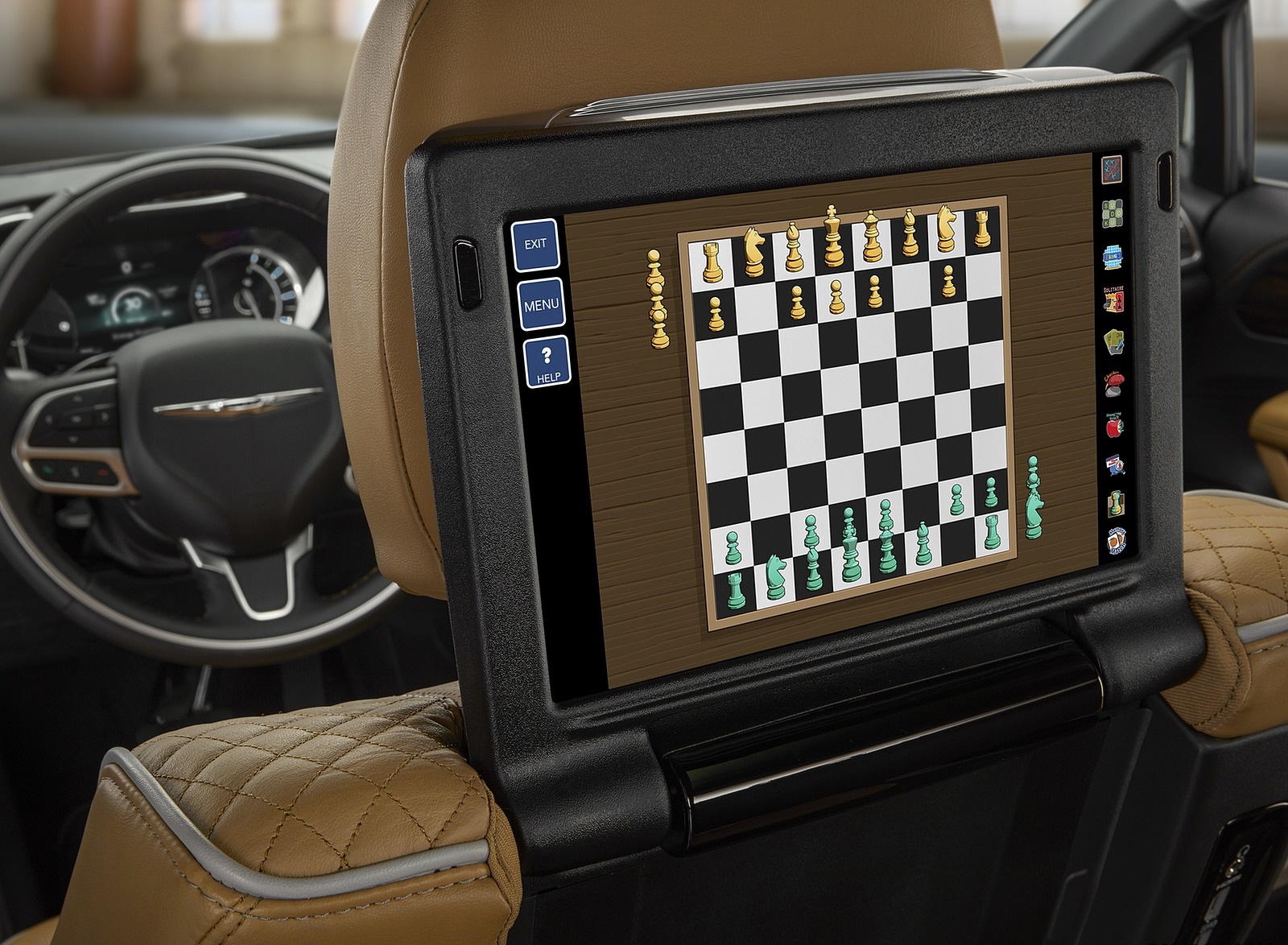 2021 Chrysler Pacifica Pinnacle AWD Rear Seat Entertainment System Wallpapers #70 of 79
