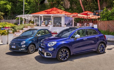 2021 Fiat 500 and 2021 Fiat 500X Yachting Front Three-Quarter Wallpapers 450x275 (4)