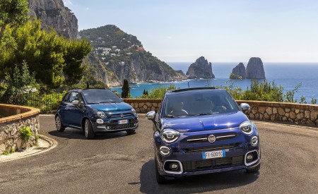 2021 Fiat 500 and 2021 Fiat 500X Yachting Front Wallpapers 450x275 (2)