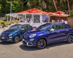 2021 Fiat 500X and 2021 Fiat 500 Yachting Front Three-Quarter Wallpapers 150x120