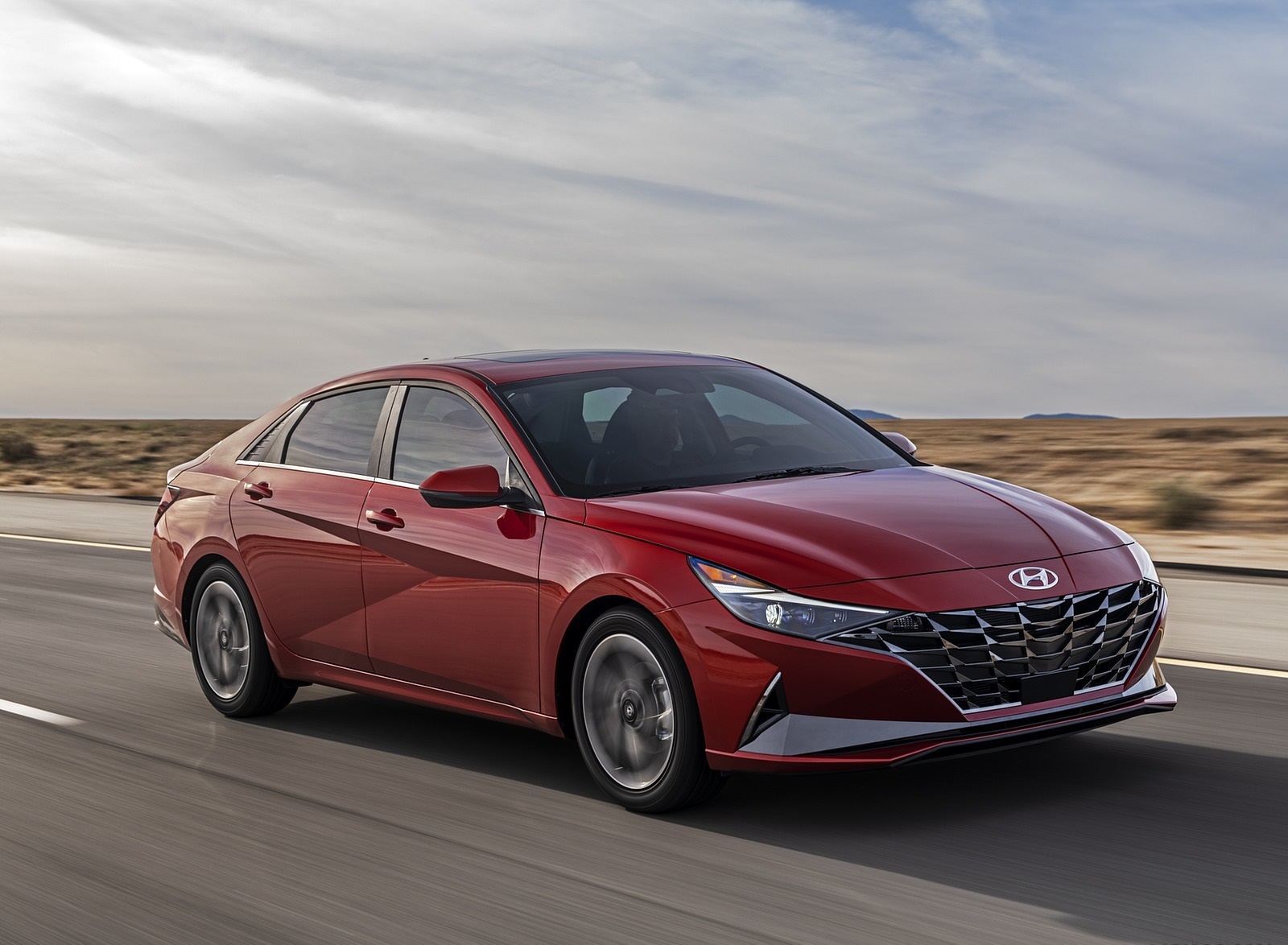 2021 Hyundai Elantra Front Three-Quarter Wallpapers (1)