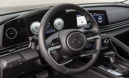 2021 Hyundai Elantra Interior Steering Wheel Wallpapers 450x275 (17)