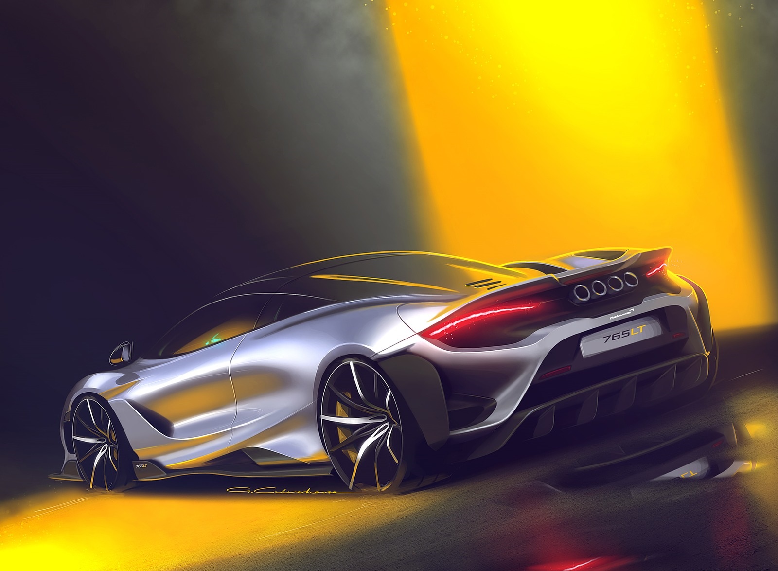 2021 McLaren 765LT Design Sketch Wallpapers #159 of 159