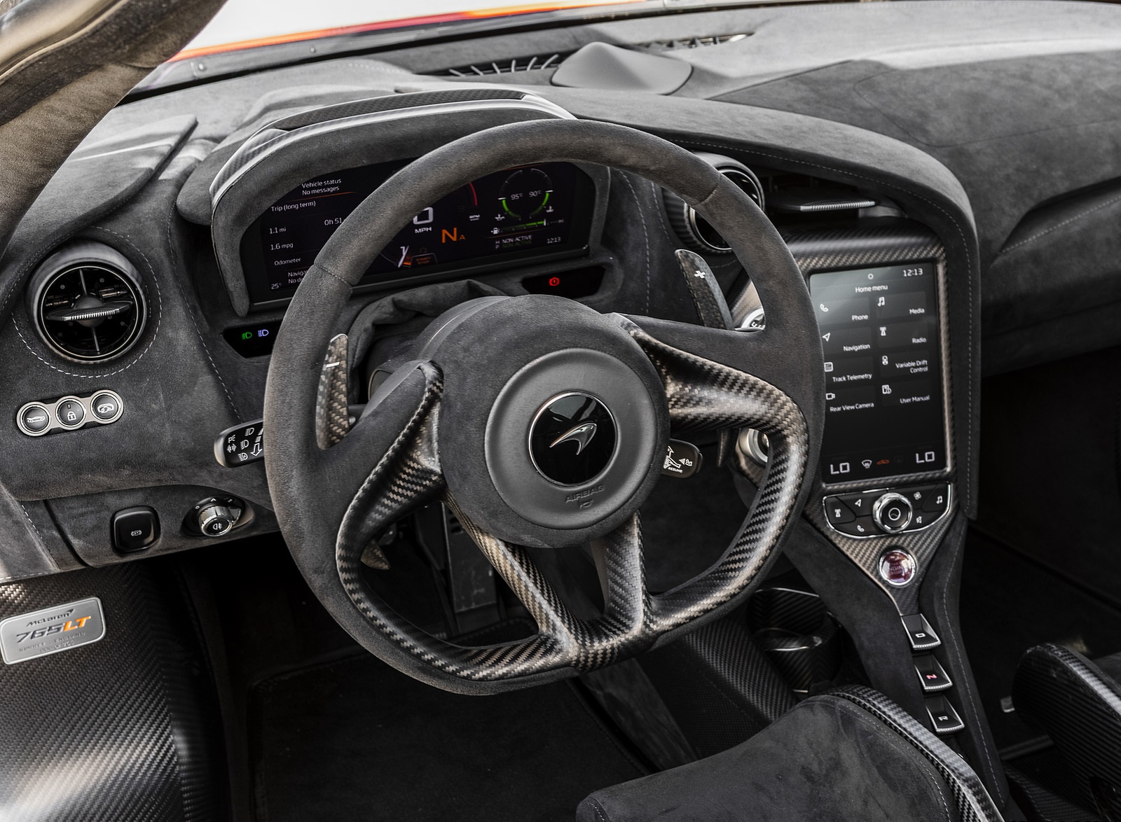 2021 McLaren 765LT Interior Steering Wheel Wallpapers #69 of 159