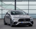 2021 Mercedes-AMG E 53 4MATIC+ Night Package (Color: Selenite Grey Metallic) Front Three-Quarter Wallpapers 150x120