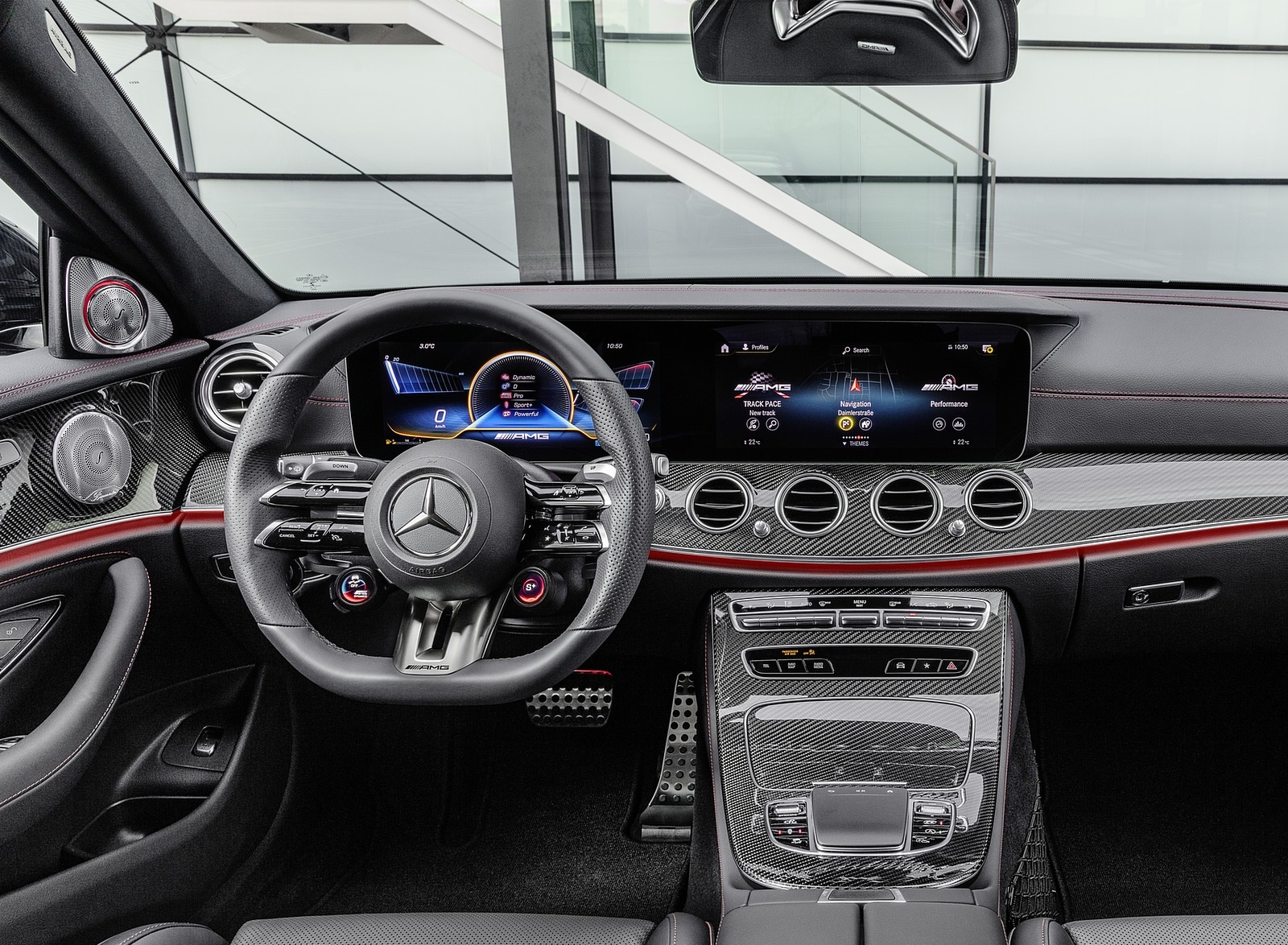 2021 Mercedes-AMG E 53 4MATIC+ Night Package Interior Cockpit Wallpapers #20 of 21