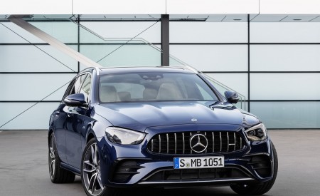 2021 Mercedes-AMG E 53 Estate 4MATIC+ T-Model (Color: Cavansite Blue Metallic) Front Wallpapers 450x275 (8)