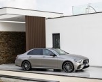 2021 Mercedes-Benz E-Class AMG line (Color: Mojave Silver Metallic) Front Three-Quarter Wallpapers 150x120