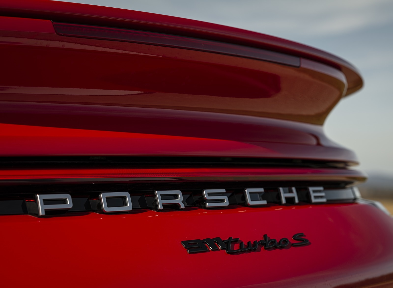 2021 Porsche 911 Turbo S Cabrio (Color: Guards Red) Badge Wallpapers #57 of 114