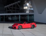 2021 Porsche 911 Turbo S Cabrio (Color: Guards Red) Front Three-Quarter Wallpapers 150x120 (34)