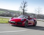 2021 Porsche 911 Turbo S Cabrio (Color: Guards Red) Front Three-Quarter Wallpapers 150x120 (3)