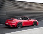 2021 Porsche 911 Turbo S Cabrio (Color: Guards Red) Rear Three-Quarter Wallpapers 150x120 (40)