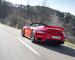 2021 Porsche 911 Turbo S Cabrio (Color: Guards Red) Rear Three-Quarter Wallpapers 150x120 (6)