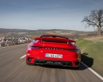 2021 Porsche 911 Turbo S Cabrio (Color: Guards Red) Rear Wallpapers 150x120