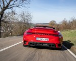 2021 Porsche 911 Turbo S Cabrio (Color: Guards Red) Rear Wallpapers 150x120 (8)