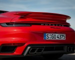 2021 Porsche 911 Turbo S Cabrio (Color: Guards Red) Tail Light Wallpapers 150x120