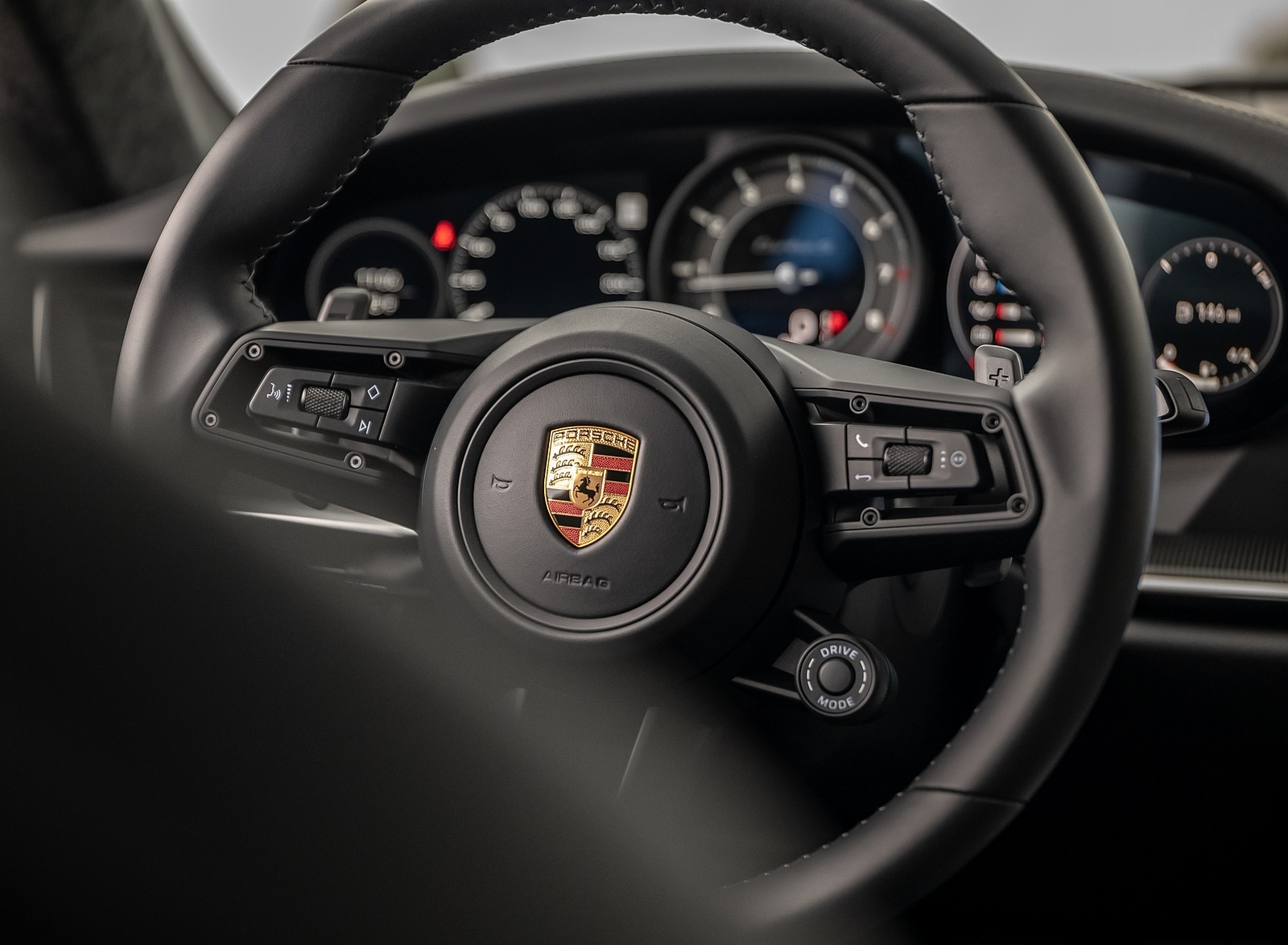 2021 Porsche 911 Turbo S Cabrio (Color: Lava Orange) Interior Steering Wheel Wallpapers #89 of 114