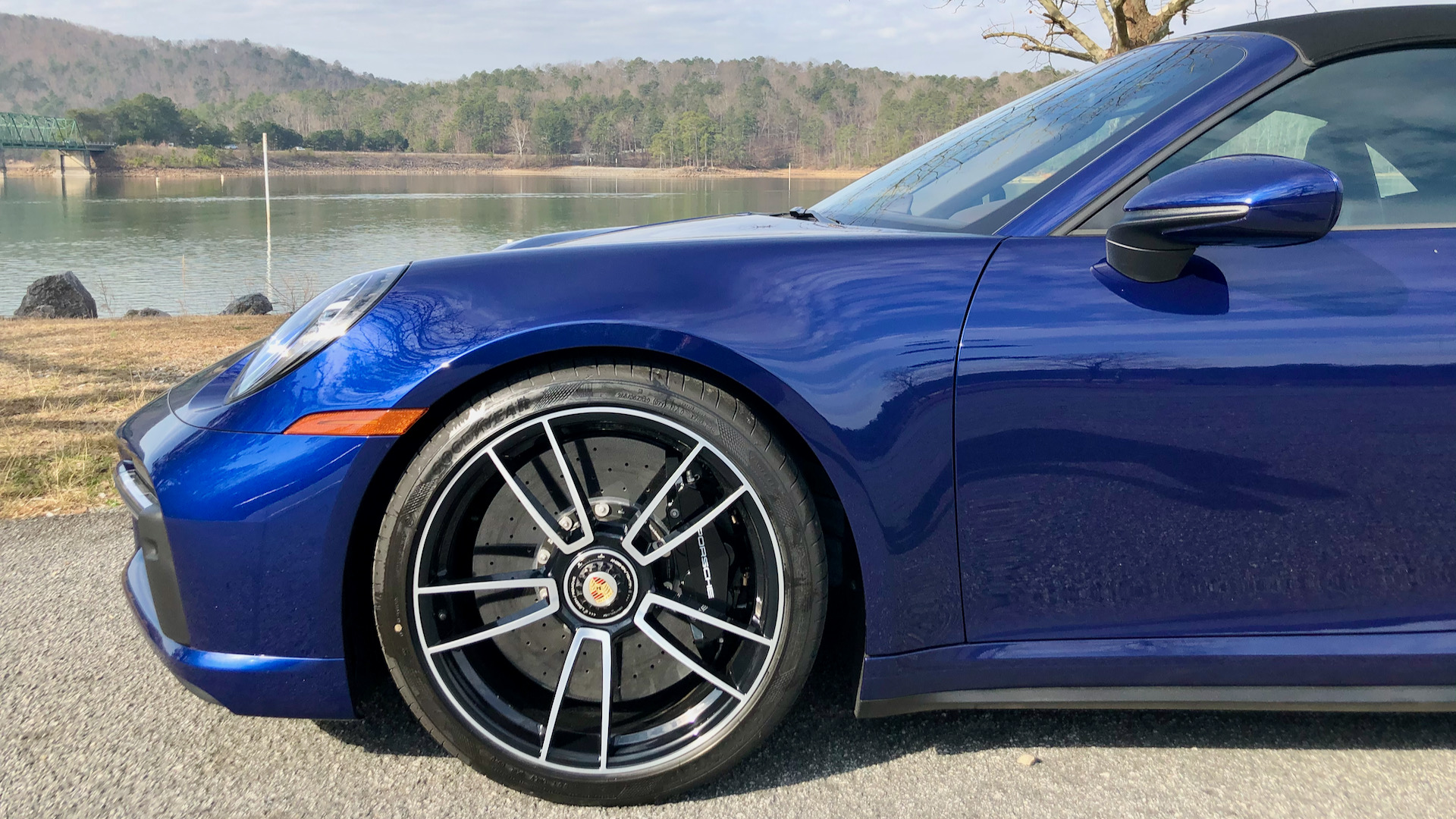 2021 Porsche 911 Turbo S Cabriolet (Color: Gentian Blue Metallic) Wheel Wallpapers #107 of 114