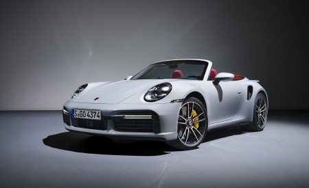 2021 Porsche 911 Turbo S Cabriolet Front Three-Quarter Wallpapers 450x275 (92)