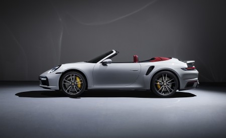 2021 Porsche 911 Turbo S Cabriolet Side Wallpapers 450x275 (95)