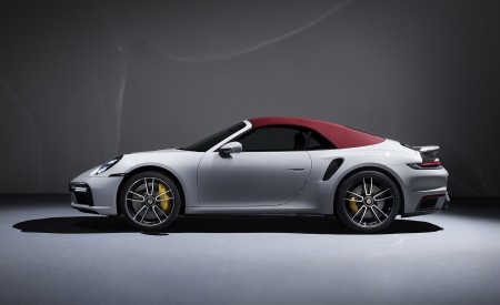 2021 Porsche 911 Turbo S Cabriolet Side Wallpapers 450x275 (94)
