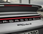 2021 Porsche 911 Turbo S Coupe (Color: GT Silver Metallic) Badge Wallpapers 150x120