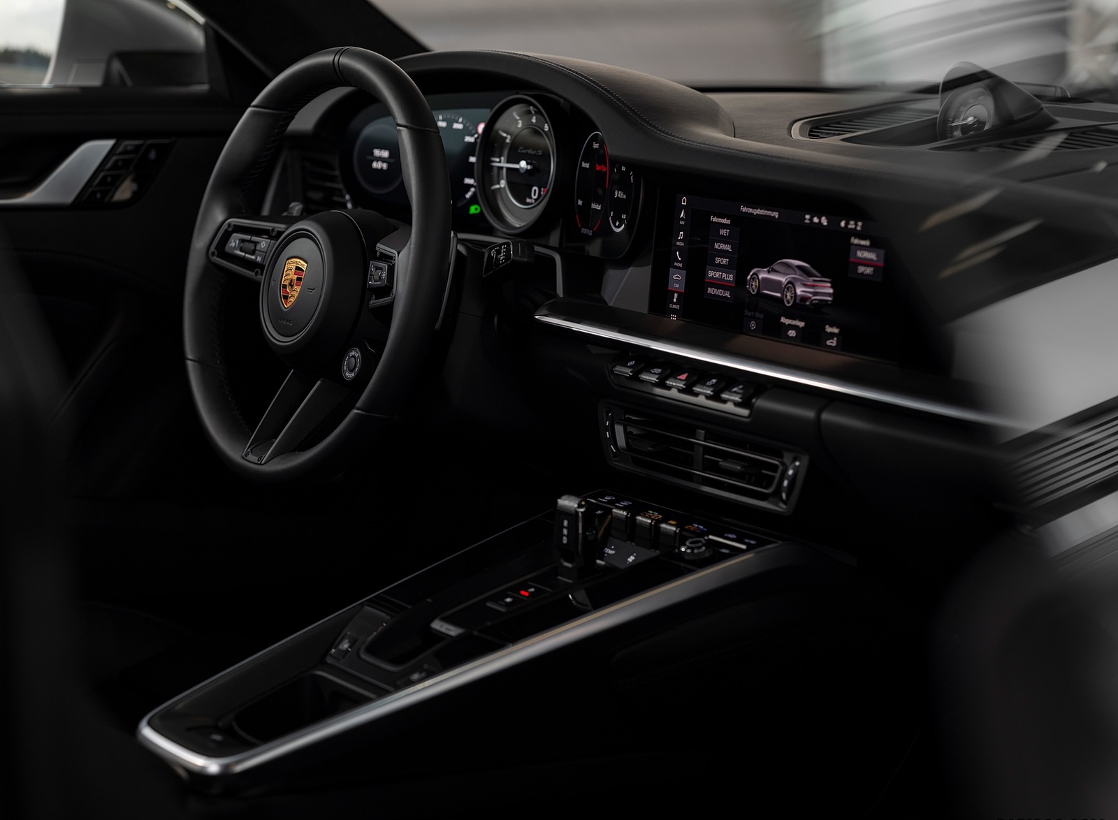 2021 Porsche 911 Turbo S Coupe (Color: GT Silver Metallic) Interior Wallpapers #145 of 254