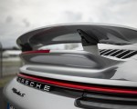 2021 Porsche 911 Turbo S Coupe (Color: GT Silver Metallic) Spoiler Wallpapers 150x120