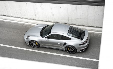 2021 Porsche 911 Turbo S Coupe (Color: GT Silver Metallic) Top Wallpapers 450x275 (112)