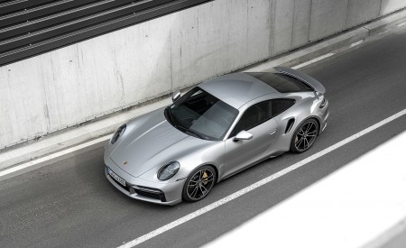 2021 Porsche 911 Turbo S Coupe (Color: GT Silver Metallic) Top Wallpapers 450x275 (114)
