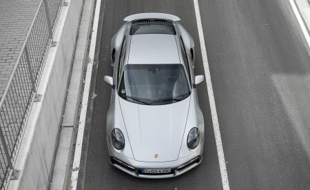 2021 Porsche 911 Turbo S Coupe (Color: GT Silver Metallic) Top Wallpapers 450x275 (115)