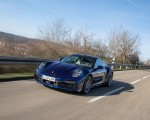 2021 Porsche 911 Turbo S Coupe (Color: Gentian Blue Metallic) Front Three-Quarter Wallpapers 150x120