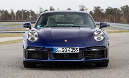 2021 Porsche 911 Turbo S Coupe (Color: Gentian Blue Metallic) Front Wallpapers 450x275 (183)