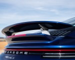 2021 Porsche 911 Turbo S Coupe (Color: Gentian Blue Metallic) Spoiler Wallpapers 150x120