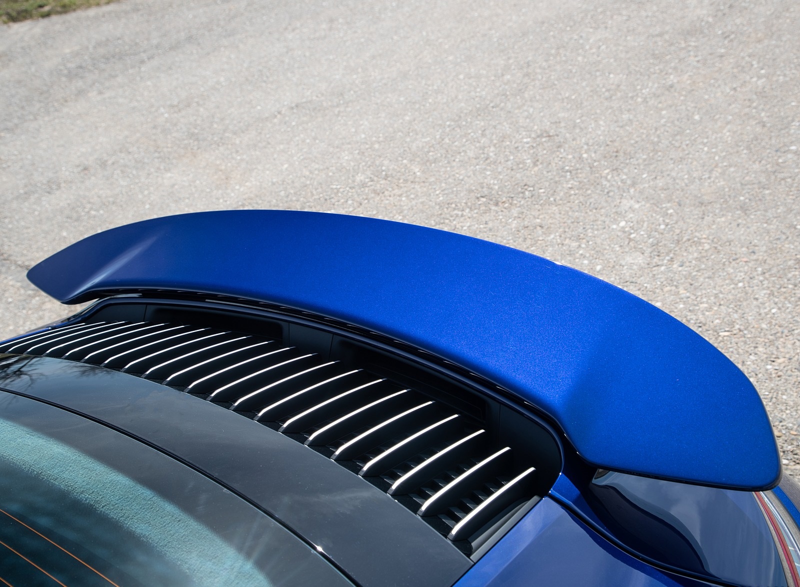 2021 Porsche 911 Turbo S Coupe (Color: Gentian Blue Metallic) Spoiler Wallpapers #189 of 254