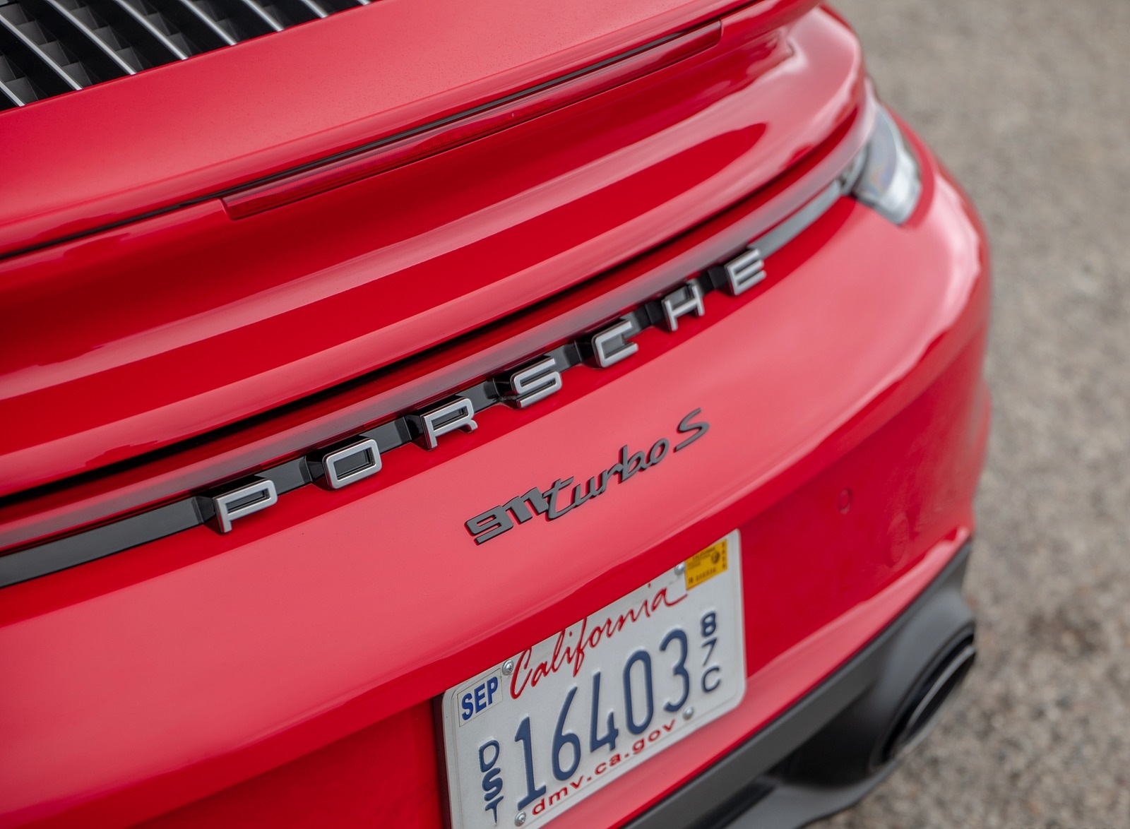 2021 Porsche 911 Turbo S Coupe (Color: Guards Red) Detail Wallpapers #81 of 254