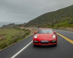 2021 Porsche 911 Turbo S Coupe (Color: Guards Red) Front Wallpapers 150x120